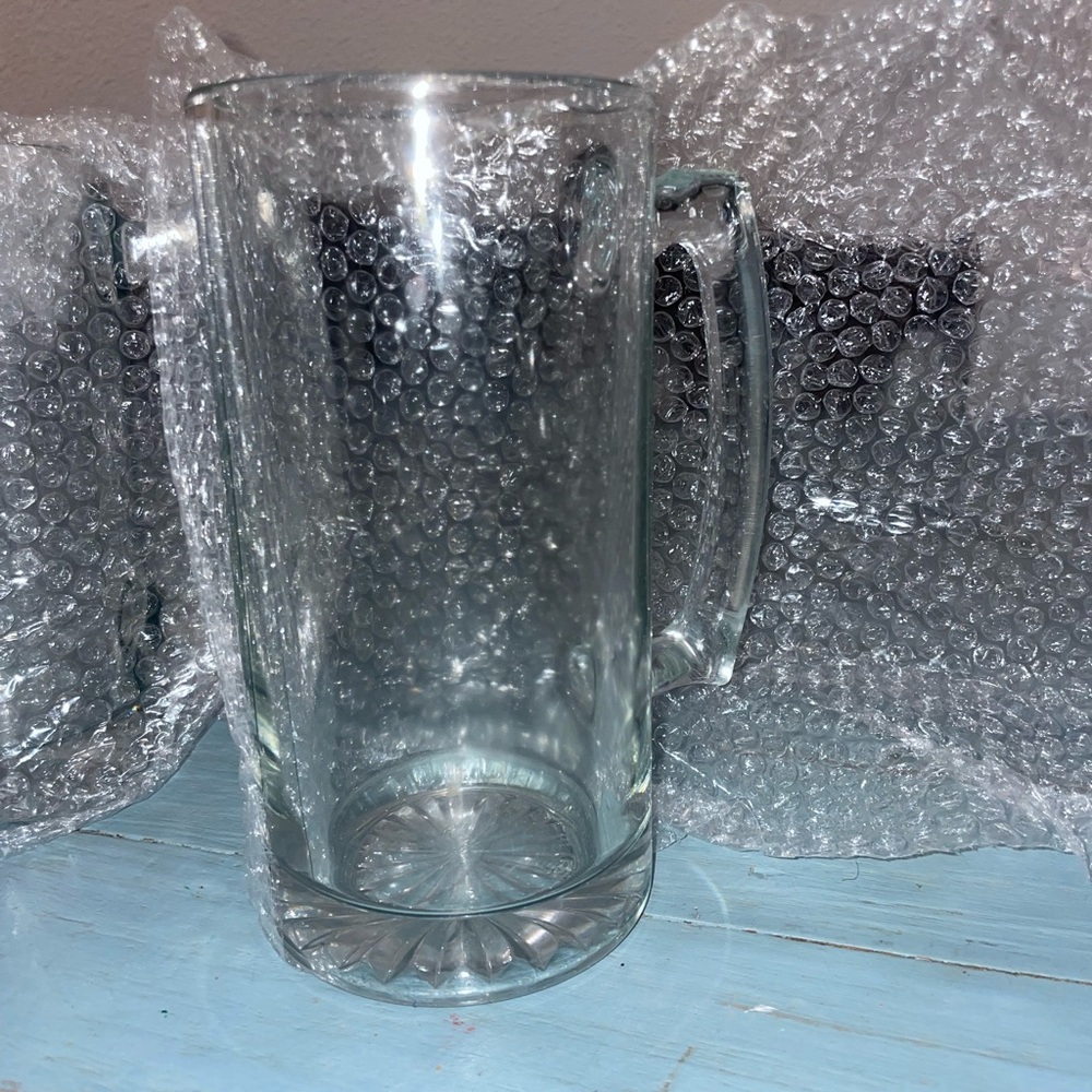 Clear Glass Beer Mug